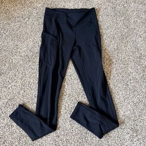 lululemon athletica Black High-Rise Performance Leggings with Side Pocket